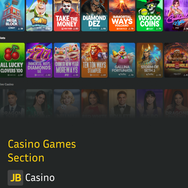 Discover the Excitement of JB Casino Platform - A Premier Gaming Experience